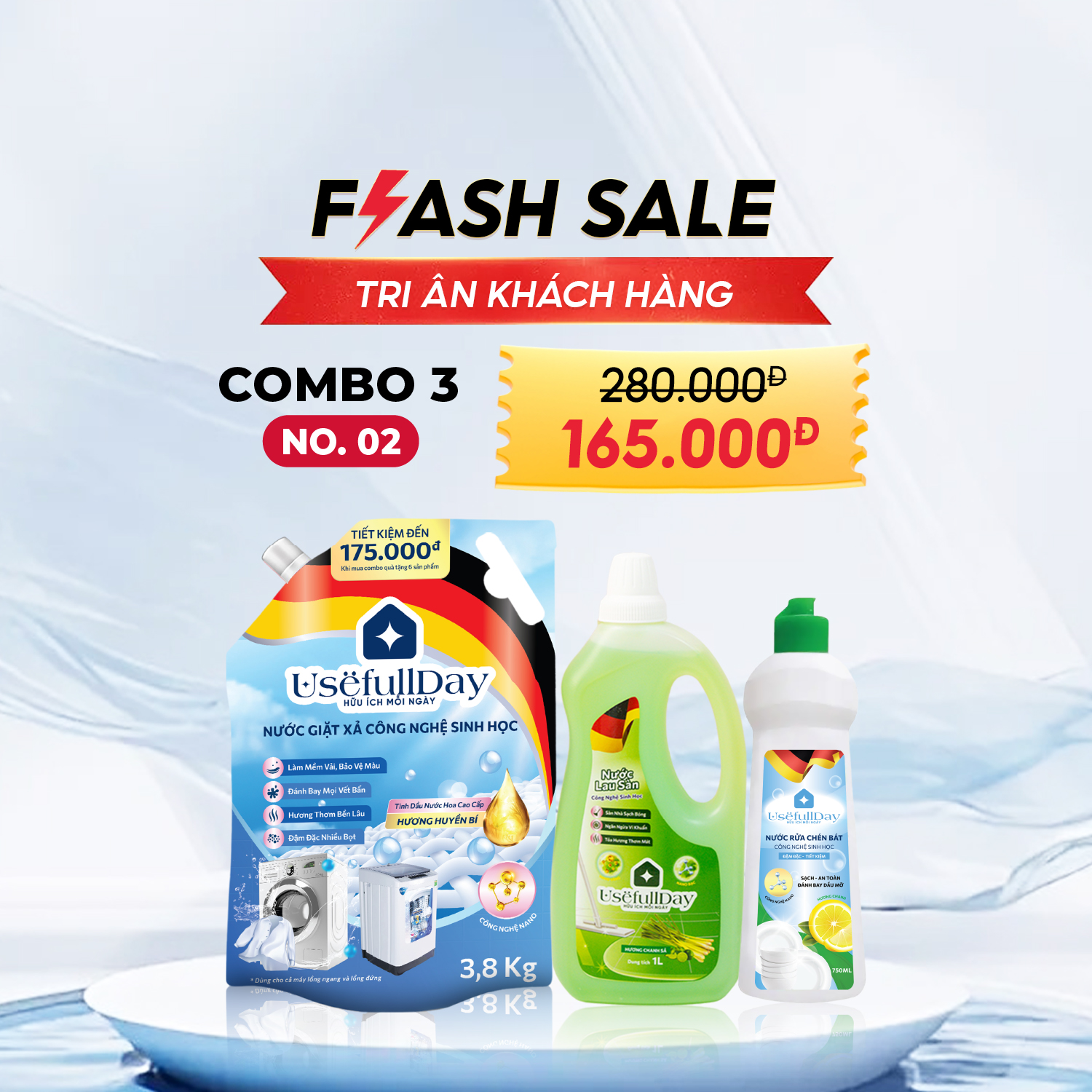 Combo 3 Sản Phẩm Gia Đình